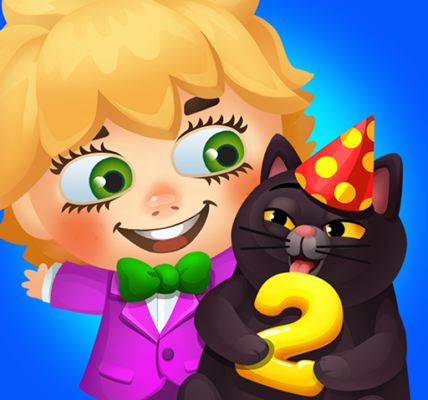 El mundo de los brownies: tres en raya