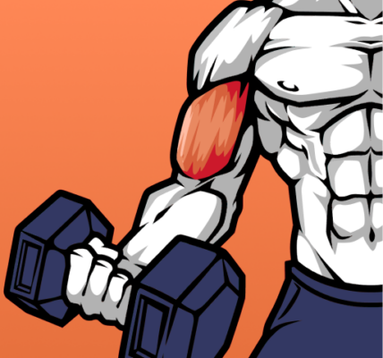 Entrenamiento en casa con mancuernas para hombres