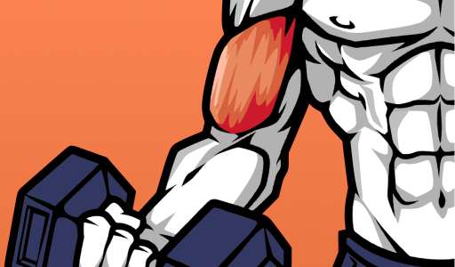 Entrenamiento en casa con mancuernas para hombres