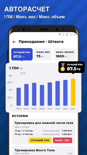 тренировки в тренажерном зале